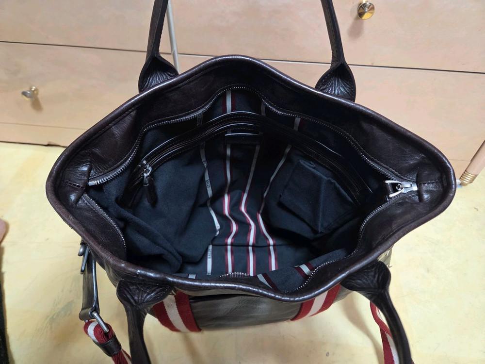 발리 정품 오리지널 삼선 브리프케이스 레더--7