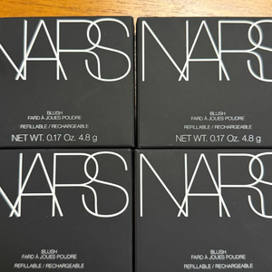[새상품] 나스(NARS) 블러쉬 4종 (슬로우 번, 플리즈 미, 체리쉬, 템티드)