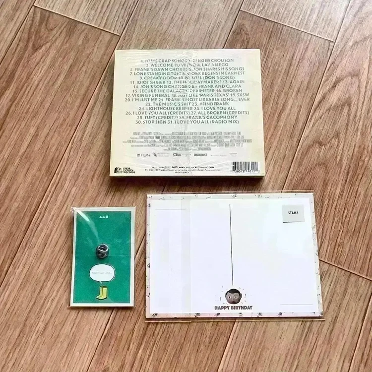 영화 프랭크 뱃지 굿즈 패키지 엽서세트 OST FRANK 아트하우스 이미지