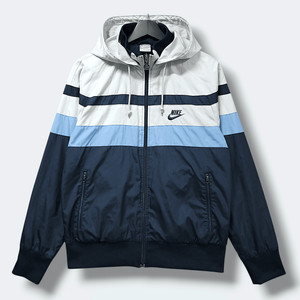 [M] 나이키 배색 올드스쿨 윈드러너 후드 우븐 바람막이