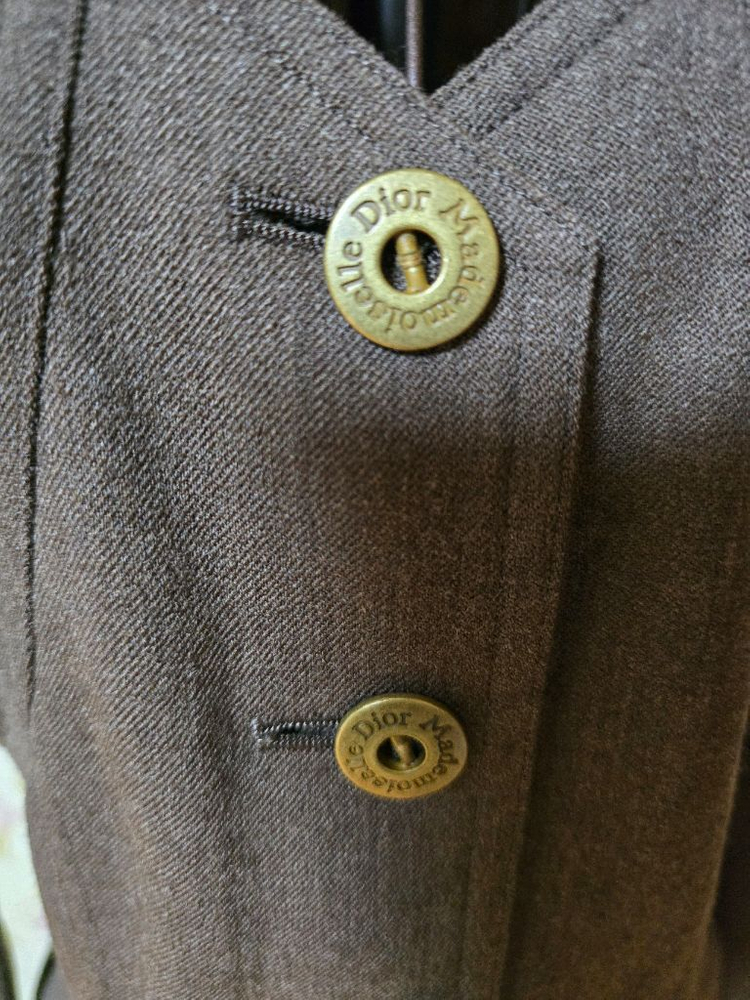 디올 마드모아젤 울 원피스 55~정핏66 이미지