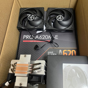 MSI A620M-E + AMD Ryzen 5 7600 (윈도우11PRO DSP) + 쿨러, 쿨링팬