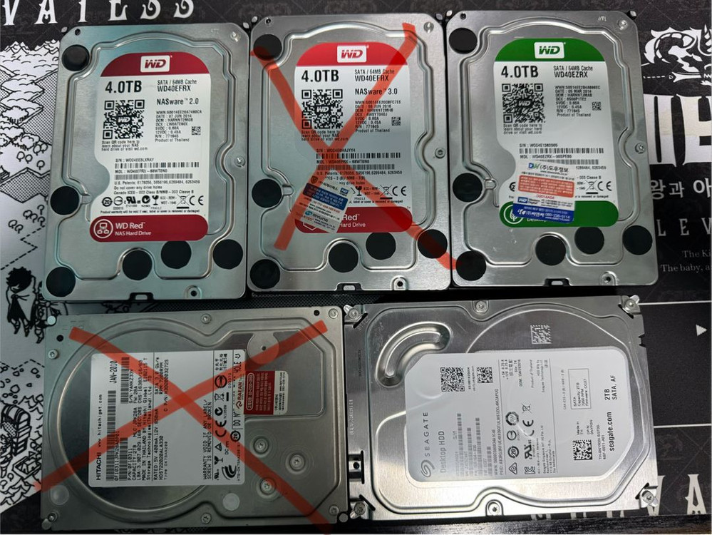 4TB HDD 하드디스크 이미지