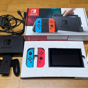 닌텐도스위치 배터리개선판 풀박스