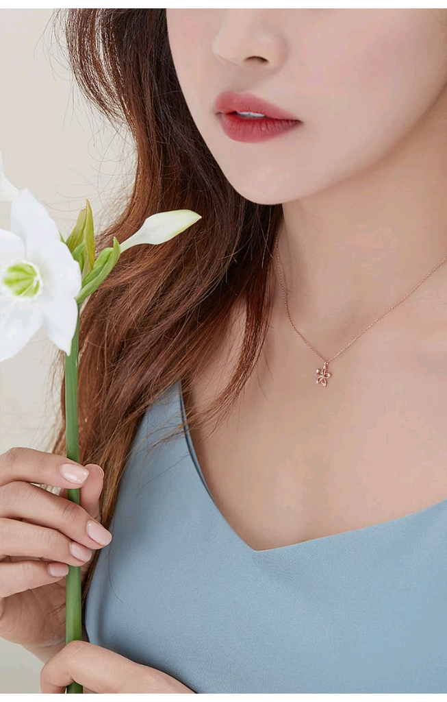 킨트 KINT 14K 데일리 별꽃 목걸이 (케이스 쇼핑백 선물 패키지 보유)--4