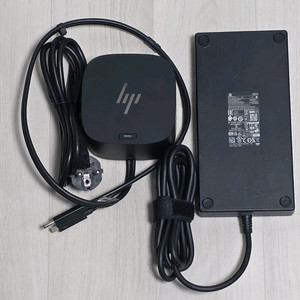 HP 썬더볼트4 G4 도킹스테이션 280W 썬더볼트4 독 (4K 120Hz 지원) + 120W HP 정품 어댑터