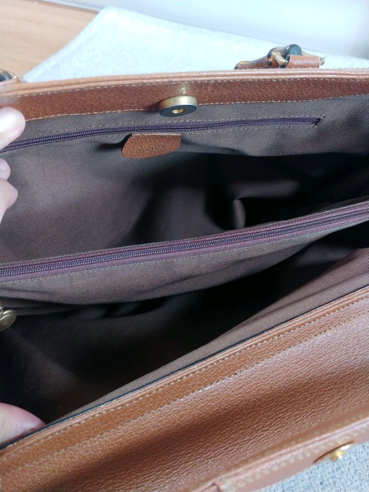 정품 클래식 구찌 다이애나 뱀부 빅백 빈티지 토트백--6