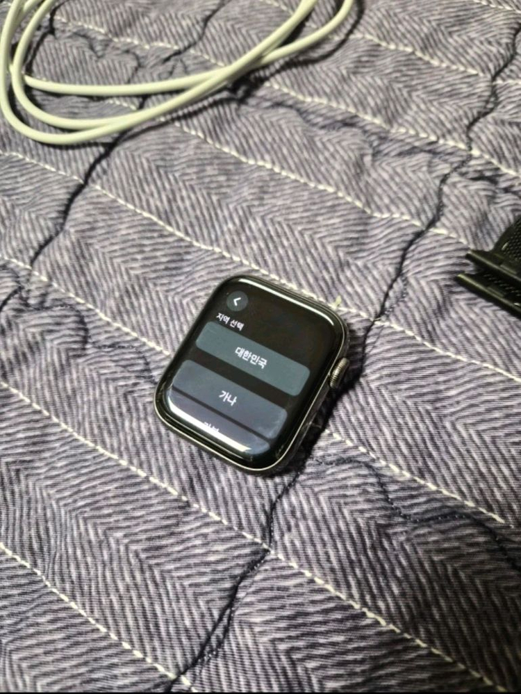 애플워치6 44mm 스테인리스 셀룰러--1