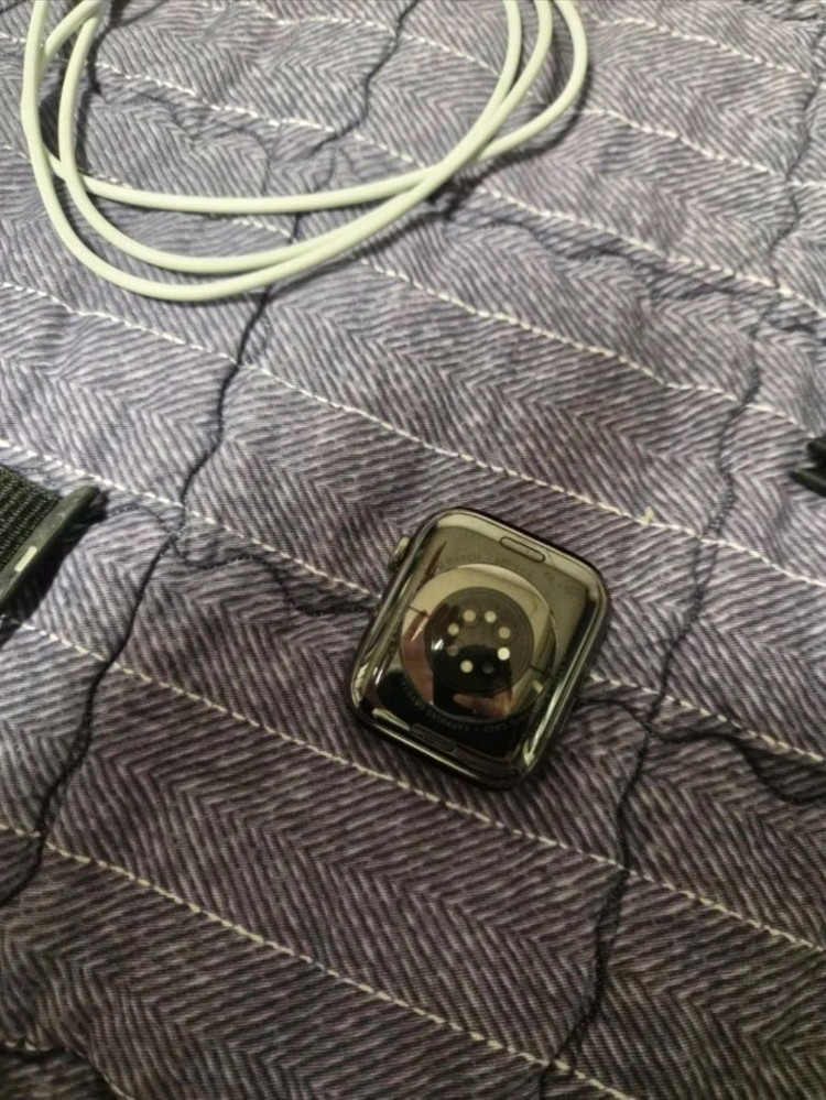 애플워치6 44mm 스테인리스 셀룰러--2