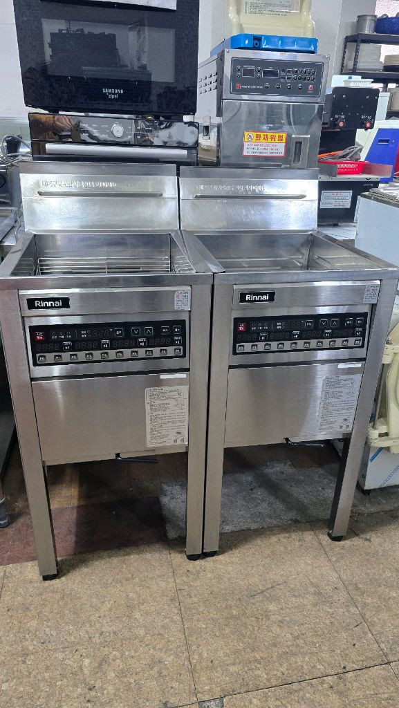 린나이 업소용 가스 튀김기 RFA-M20G(2025년5월식)2대--0