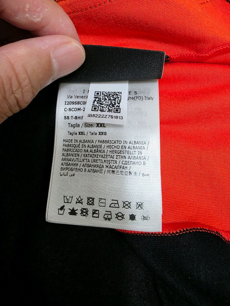 몽클레어 아디다스 콜라보 티셔츠 정품 이미지