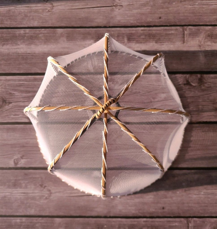 태국 망사 식탁 테이블 밥상 음식 푸드 커버 덮개 이미지