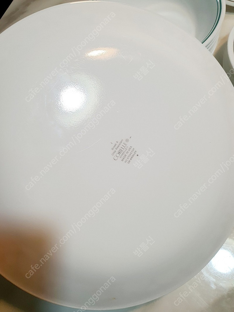 빈티지 코렐 트리버드 대접시와 소접시 개당값 이미지