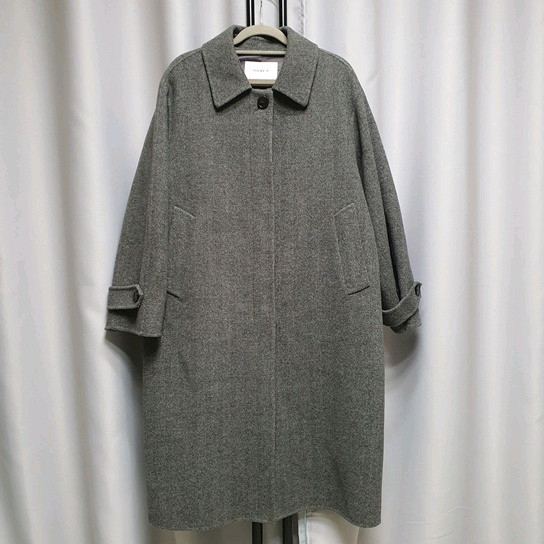 닐바이피 헤링본 핸드메이드 코트--3