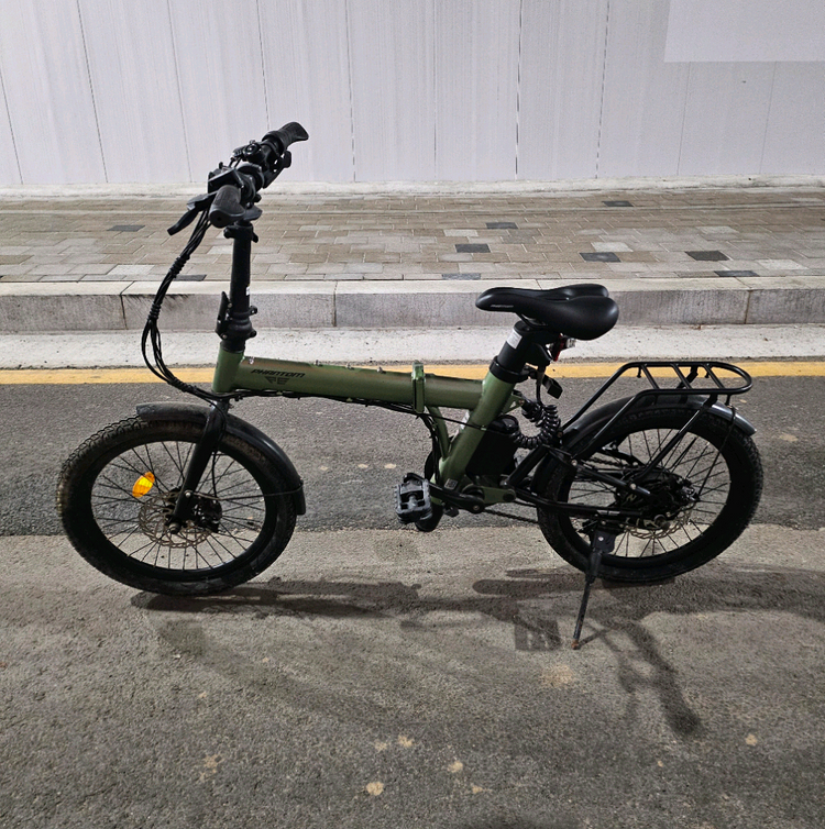 팬텀 fe 접이식 전기자전거(카키색)--1