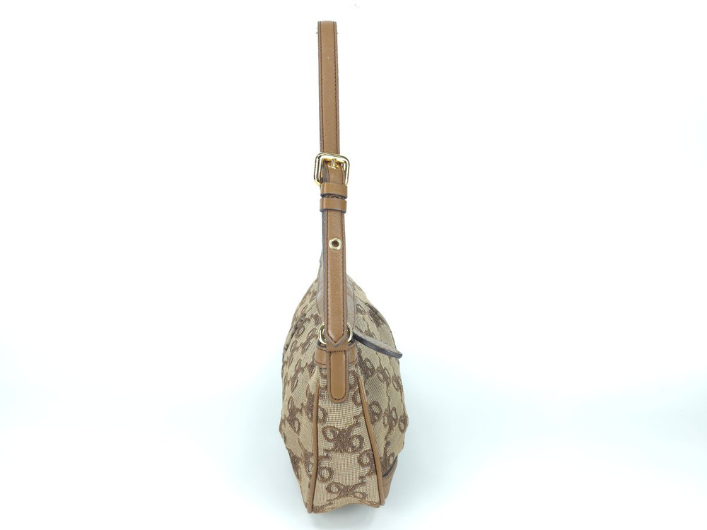 닥스 DD패턴 스몰 호보백 브라운 숄더백--2