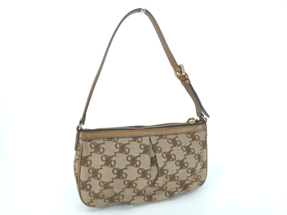 닥스 DD패턴 스몰 호보백 브라운 숄더백--4