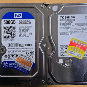 데스크탑용 3.5인치 SATA 500GB HDD