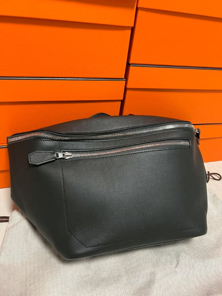 정품 시티슬라이드 벨트백 블랙--1