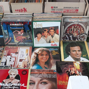 LP 저렴한 카페 인테리어용,소품용,전시용,공예용,DP용 엘피 - 팝송 클래식 50장