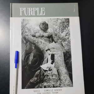 퍼플 매거진 구찌 카미유 비비에 코스모스 이슈