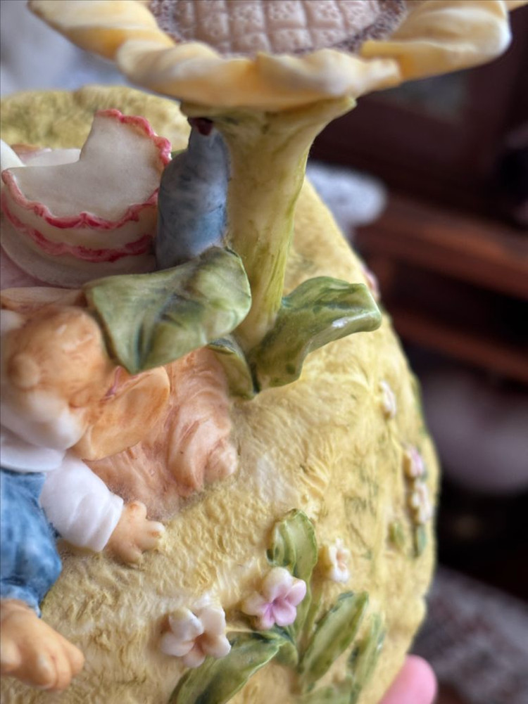 빈티지오르골) 1991년도 빈티지 Ganz 리틀치저스 생쥐 오르골 빈티지피겨린 빈티지소품 앤틱소품 카페인테리어소품--5