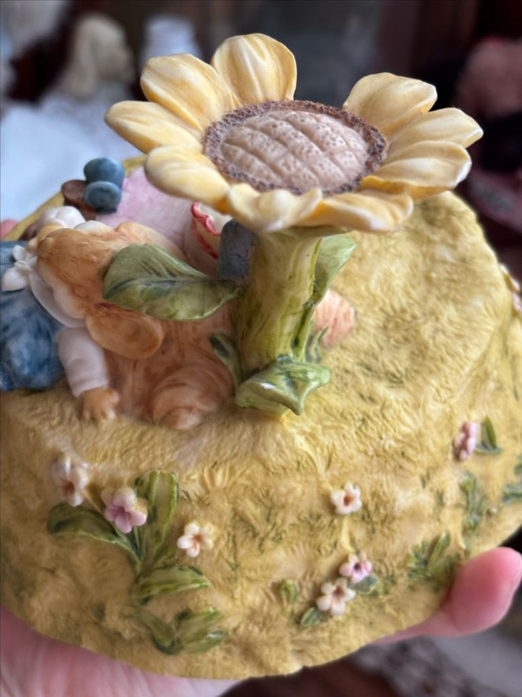 빈티지오르골) 1991년도 빈티지 Ganz 리틀치저스 생쥐 오르골 빈티지피겨린 빈티지소품 앤틱소품 카페인테리어소품--8