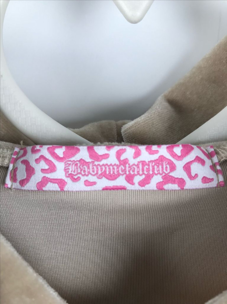 베이비메탈클럽 캔디코튼 벨벳 벨루어 y2k 베메클 트레이닝 세트 셋업--4