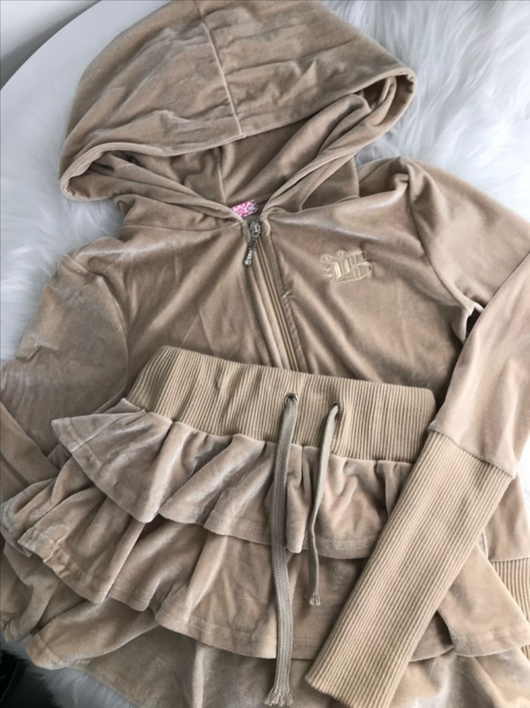 베이비메탈클럽 캔디코튼 벨벳 벨루어 y2k 베메클 트레이닝 세트 셋업--5