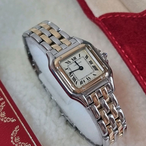 까르띠에 팬더 18K 두줄 콤비 SM 쿼츠 여성시계