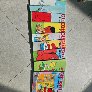 클리포드(원서10권)+쿵푸치킨4권(원서)CD4개,워드북1권