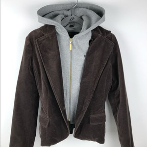 세실맥비 스웨이드 후드 자켓 브라운 라떼갸루 페어리룩 보헤미안히피룩