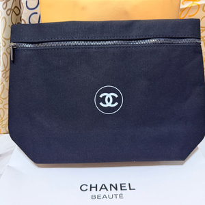 샤넬 뷰티 블랙 빅파우치 클러치(새상품)