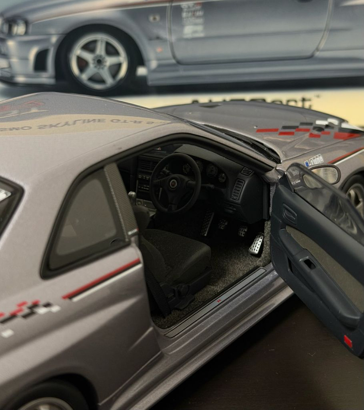 1:18 오토아트 밀레니엄 닛산 스카이라인 R34 GT-R 니스모 S-TUNE 다이캐스트 이미지