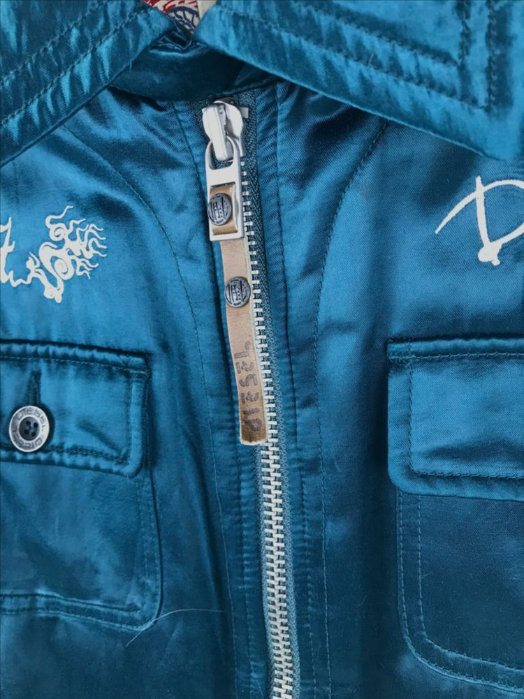 디젤 블루종 자켓 스윙탑폴리쉘 diesel 빈티지 희귀 대대장 점퍼 집업--4