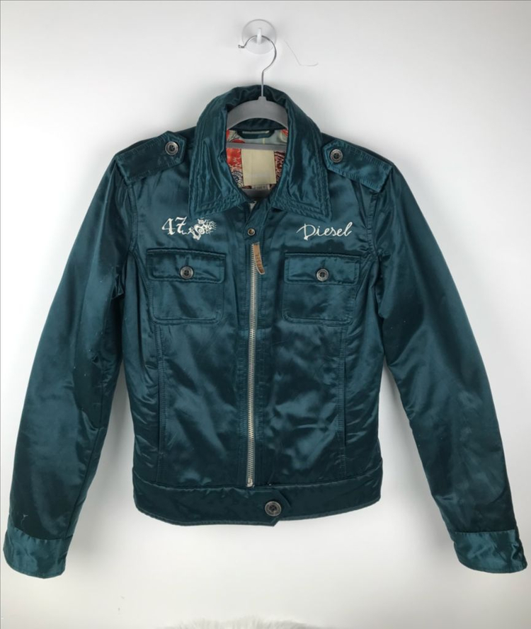 디젤 블루종 자켓 스윙탑폴리쉘 diesel 빈티지 희귀 대대장 점퍼 집업--7