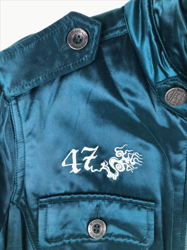 디젤 블루종 자켓 스윙탑폴리쉘 diesel 빈티지 희귀 대대장 점퍼 집업--9