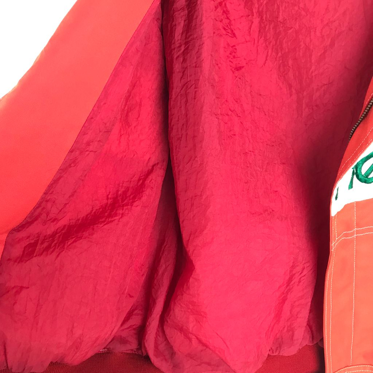 90s 베네통 레이싱 자켓 ma-1 항공점퍼 바이커 f1 오렌지 빈티지--7