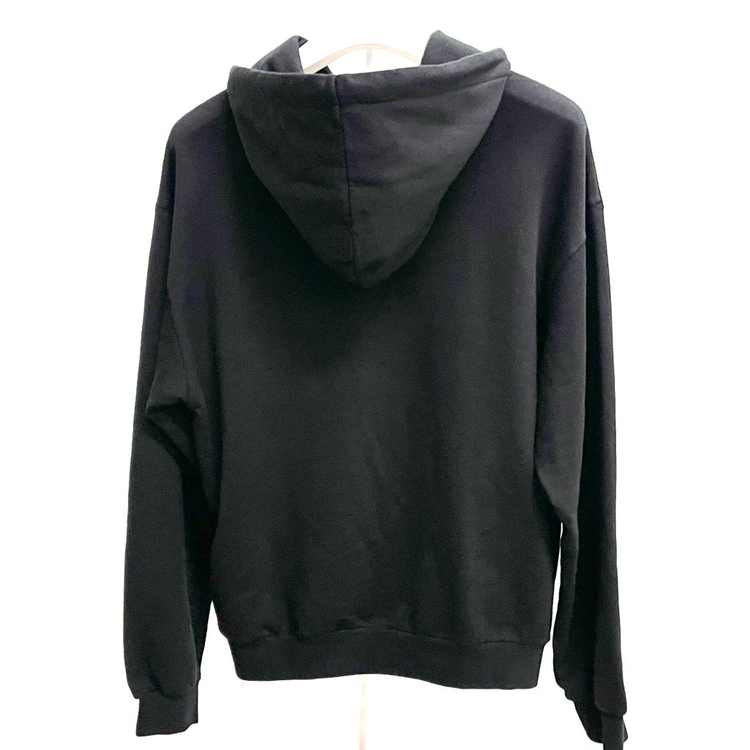 [새상품/L] 셀린느 코튼 캐시미어 루즈 블랙 후드티--1