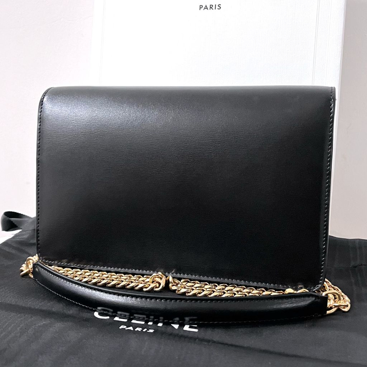 [S급/정품] 셀린느 마고 체인 지갑 가방 블랙--2