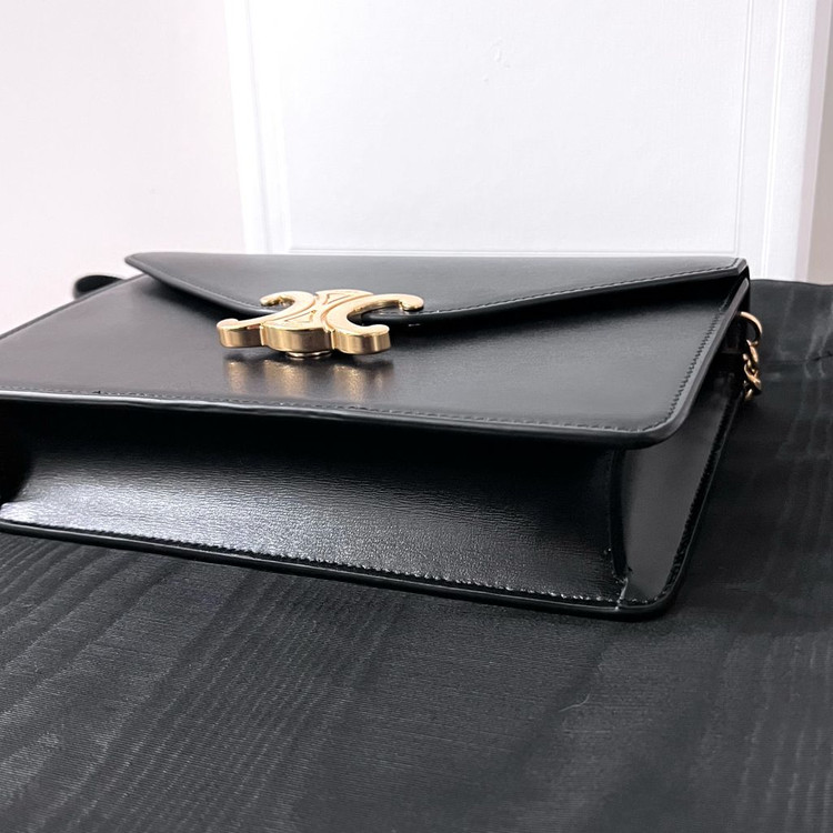 [S급/정품] 셀린느 마고 체인 지갑 가방 블랙--6