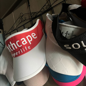 새것같음! 정품 사우스케이프 썬바이저 골프모자 사우스케이프골프모자 정품 골프캡모자