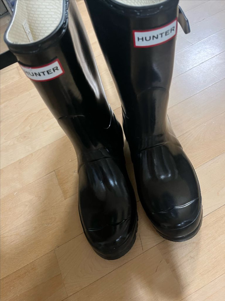 정품 헌터 레인부츠 250 사이즈 안신어서 처분해요--1