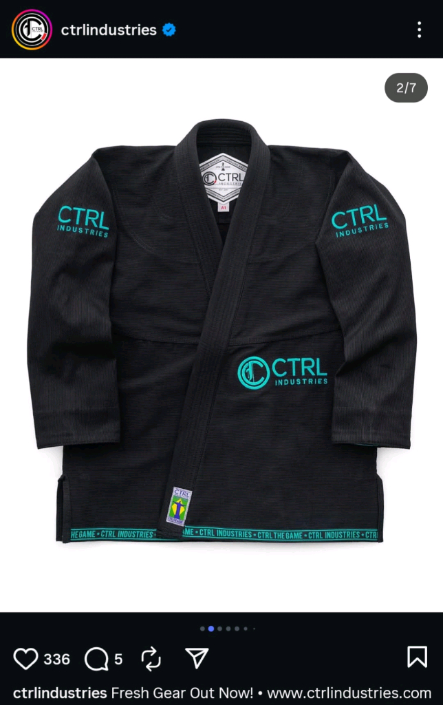 컨트롤 주짓수 도복 검은색 민트 A0T--1