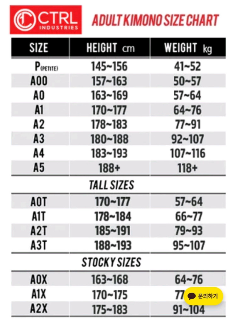 컨트롤 주짓수 도복 검은색 민트 A0T--3