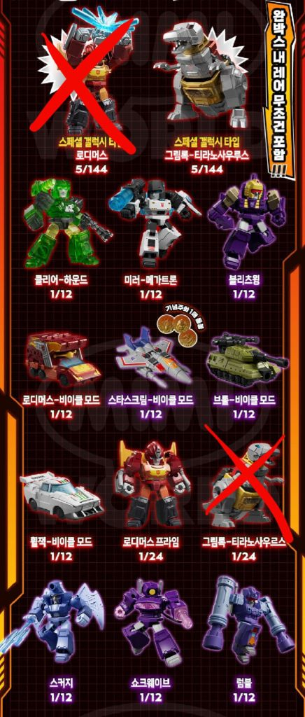 블로키 트랜스포머 디펜더 1~6 데바스테이터 브루티커스--3