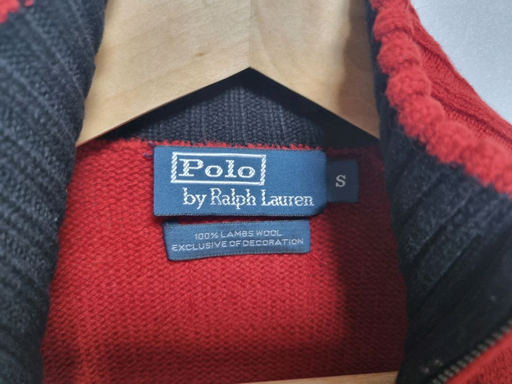 남성 POLO 폴로 랄프로렌 빅포니 스위스 램스 울 WOOL 니트 집업 이미지
