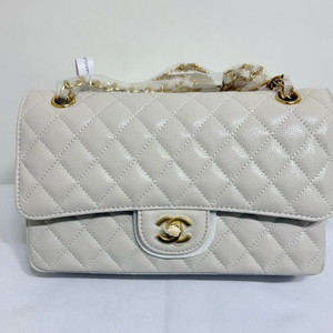 풀박스 새상품>클미 샴페인골드 캐비어 크림화이트