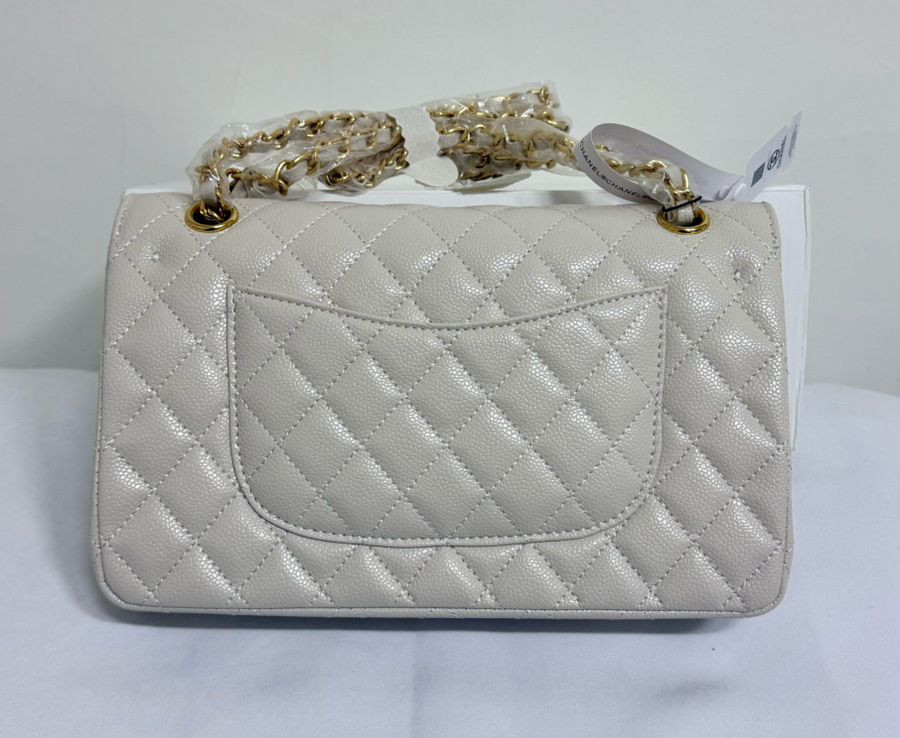 풀박스 새상품>클미 샴페인골드 캐비어 크림화이트--4