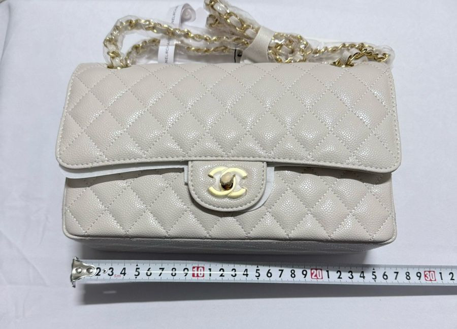 풀박스 새상품>클미 샴페인골드 캐비어 크림화이트--5